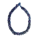 Amethyst Bead with Ribbon Accent Necklace